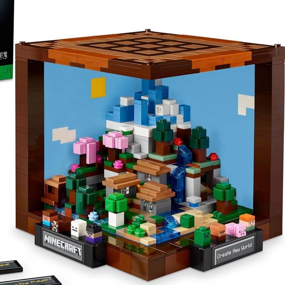 New LEGO Minecraft Crafting Table Toy Building Set 21265 Minecraft Figures, Mobs - Picture 1 of 15